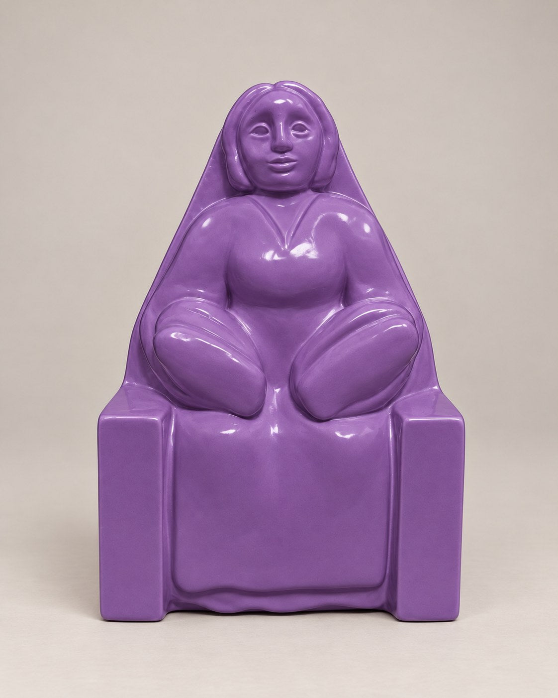 Mater Viola ametista, vista frontale