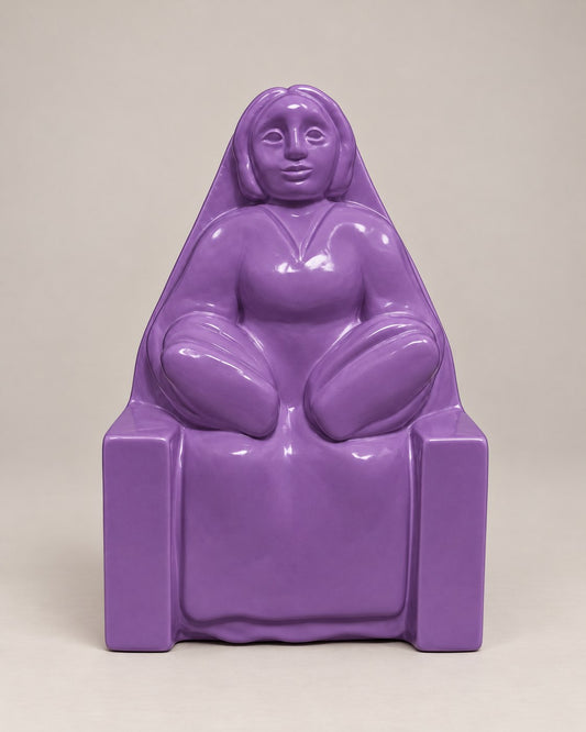 Mater Viola ametista, vista frontale